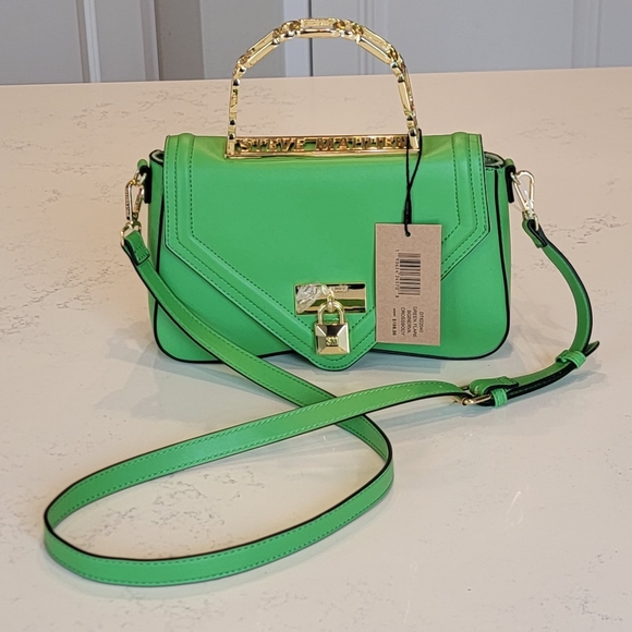 *NEW* Steve Madden Green Flare BGINERVA Crossbody Handbag - Picture 9 of 16